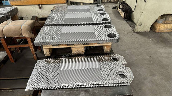 0.4 mm - 0,6 mm Sondex warmtewisselaarplaat Nickel/Tianinum/roestvrij staal