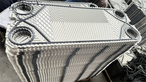Glanzige Vicarb-warmtewisselaarplaten Hygiëne V4 / V8 / V13 / V20