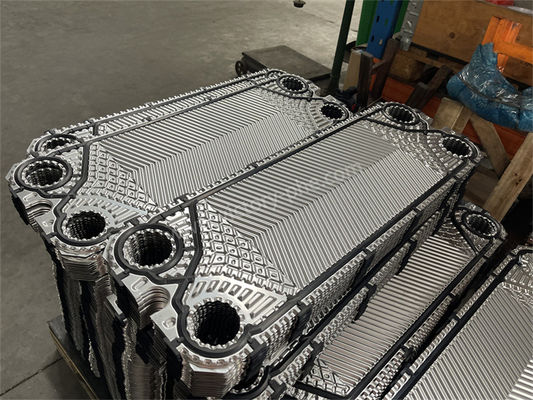 Glanzige Vicarb-warmtewisselaarplaten Hygiëne V4 / V8 / V13 / V20