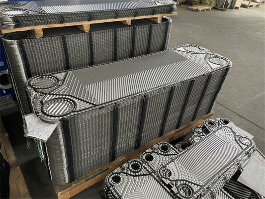 Tranterplaat Warmtewisselaar Componenten 0,6 mm 1,0 mm Dikte