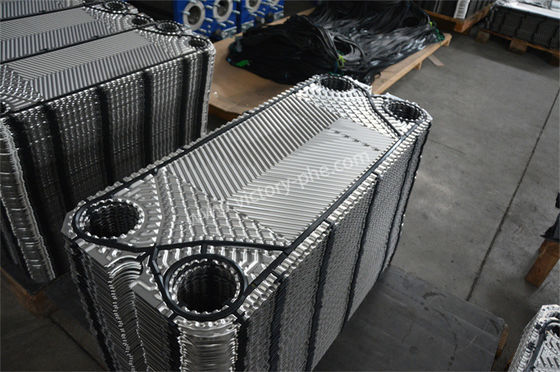 PHE industriële plaatwarmtewisselaar 1000 mm gasketplaatlengte