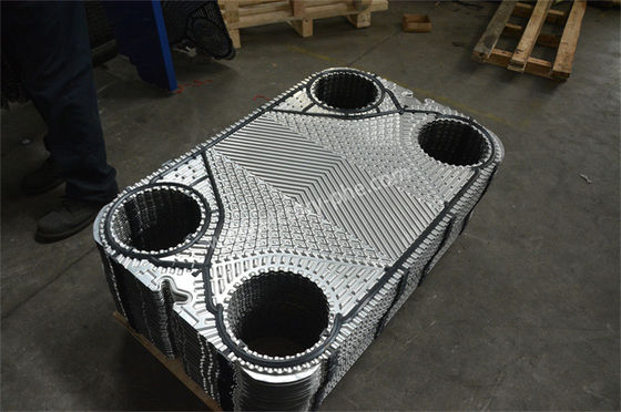 PHE industriële plaatwarmtewisselaar 1000 mm gasketplaatlengte