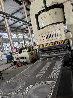 Uitwisselbare GEA-vervangingsplaten NT350M Materiaal van roestvrij staal
