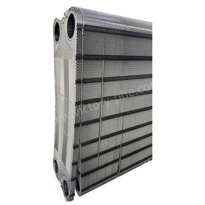 Ruwe staal tranter warmtewisselaar platen poedercoating oppervlaktebehandeling