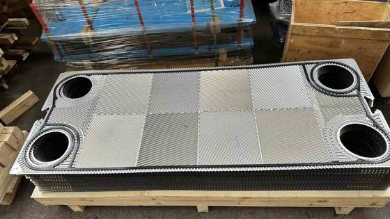 Warmteoverdracht Toegangswarmtewisselaar Plaatdikte 0,5 mm-1,0 mm Poortdiameter DN50-DN500