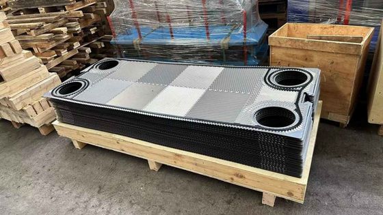 Toegangsplaat en pakking voor warmteoverdrachtsdoeltreffendheid van de warmtewisselaar
